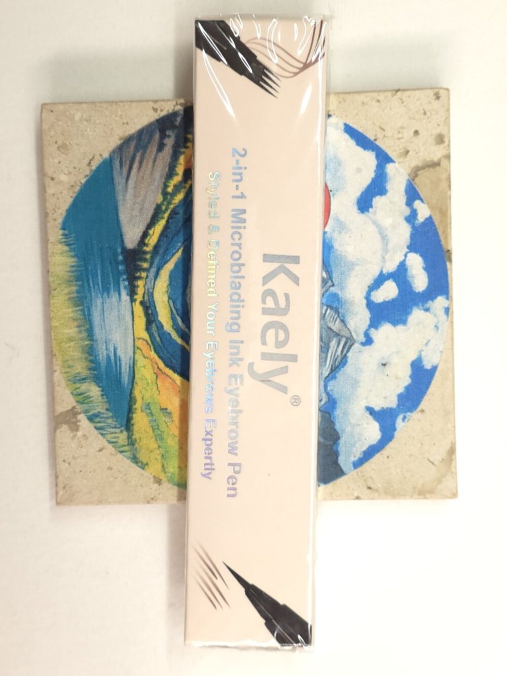 Kaely 2-in-1 Microblading Effect Ink Eyebrow Pen - 03 Black Brown